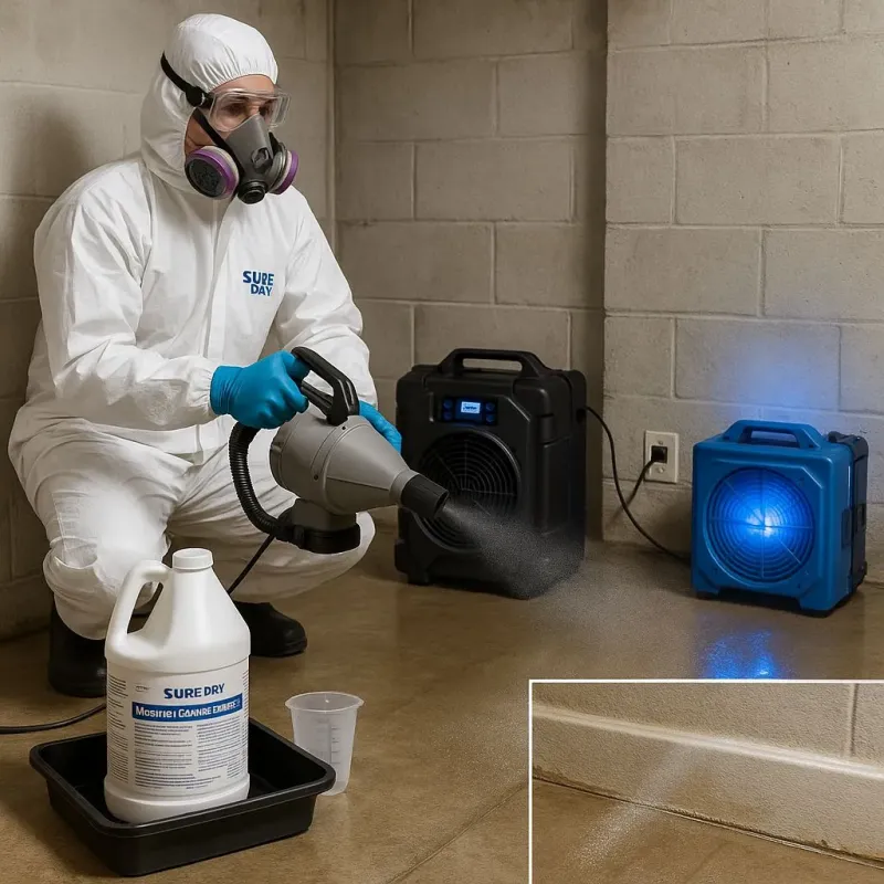 Sanitization and Odor Removal process in City of Williamsburg, VA